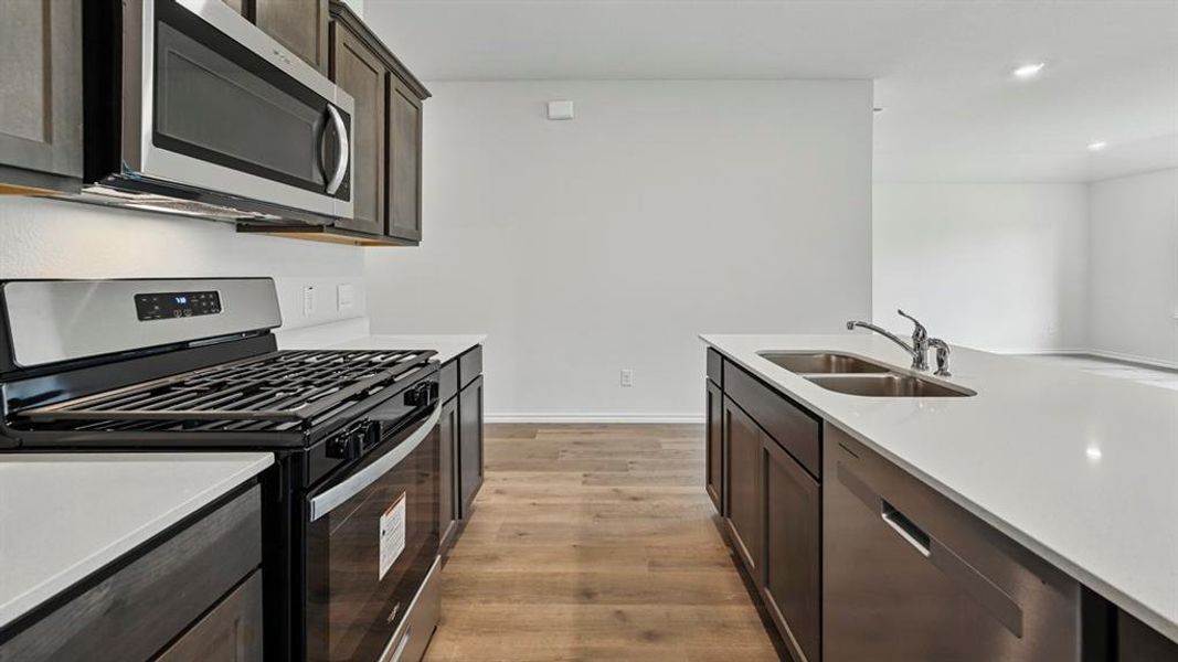 Furnished interior view inside a new home in Frontier Pointe, Princeton (Image 5).