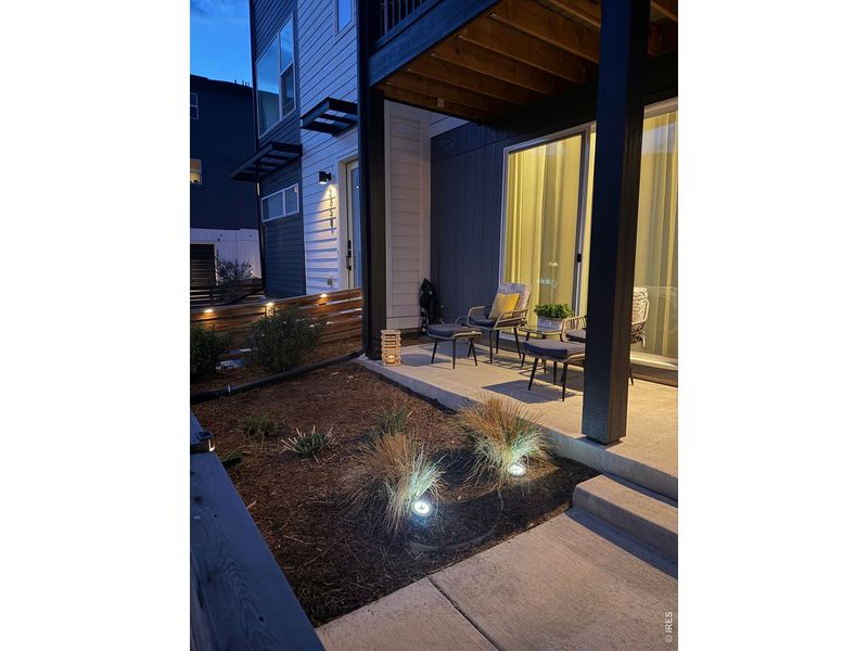 Exterior details and patio area of a home in , Broomfield (Image 23).