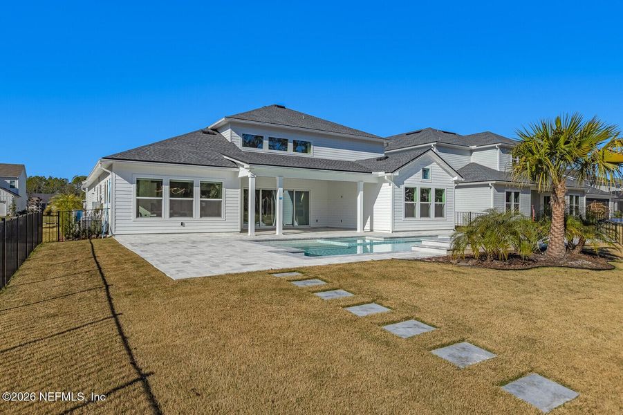 Exterior details and patio area of a home in , Ponte Vedra (Image 26). Exterior details and patio area of a home in , Ponte Vedra (Image 26).
