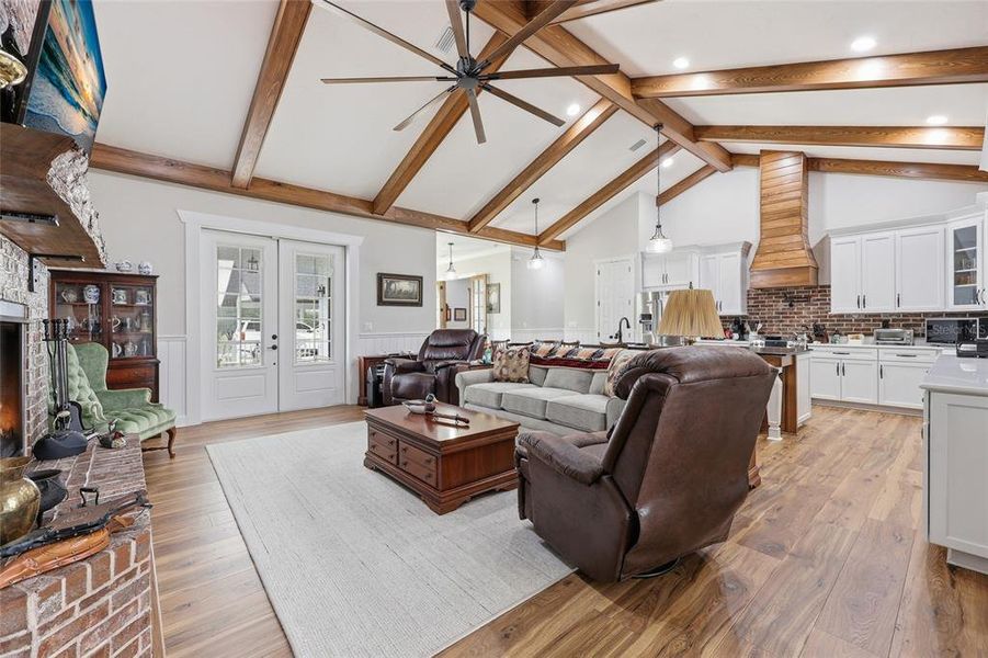 Furnished interior view inside a new home in , Bronson (Image 42).