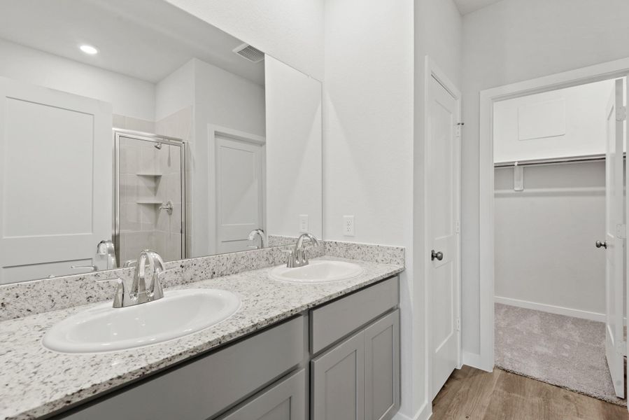 Furnished interior view inside a new home in Barrett Crossing, Crosby (Image 8).