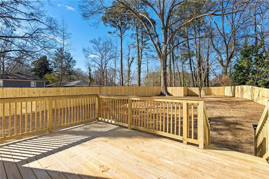 Exterior details and patio area of a home in , Atlanta (Image 28).