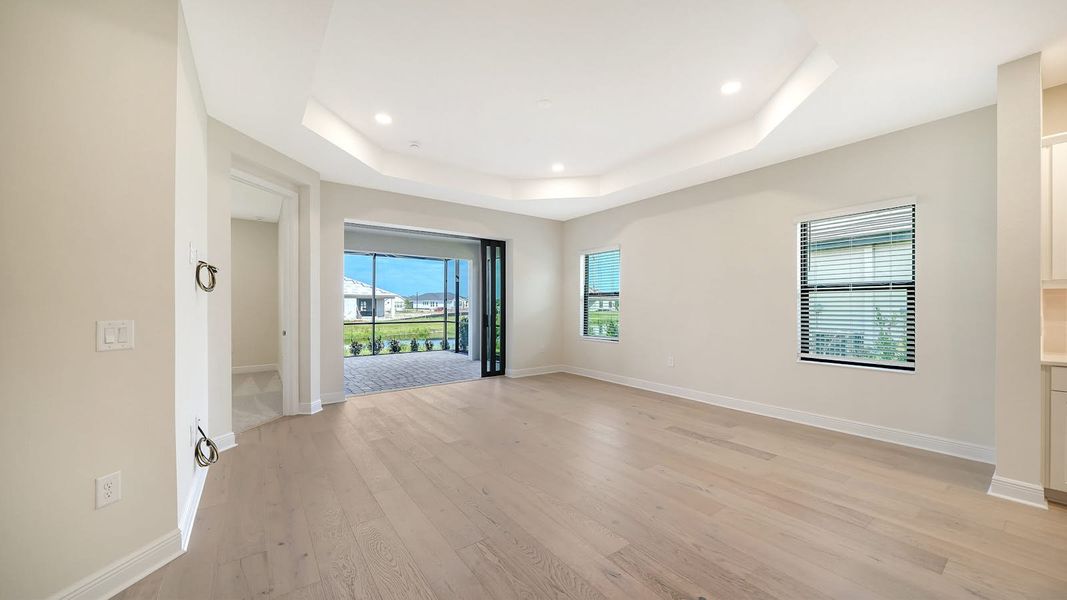 Spacious, unfurnished interior of a new home in Vistera of Venice Real Estate and Homes for Sale in Venice, FL - Neal Communities, Nokomis (Image 18).