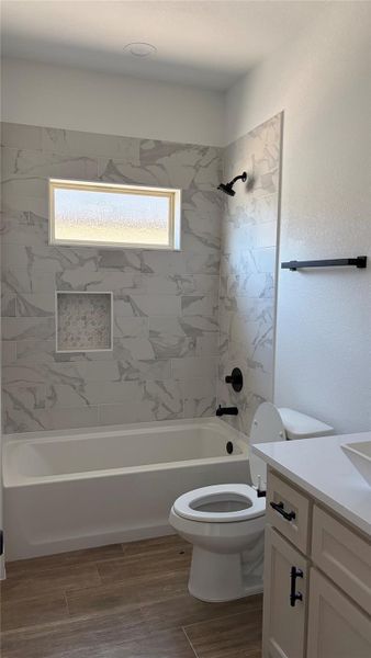 Furnished interior view inside a new home in , Huffman (Image 7).
