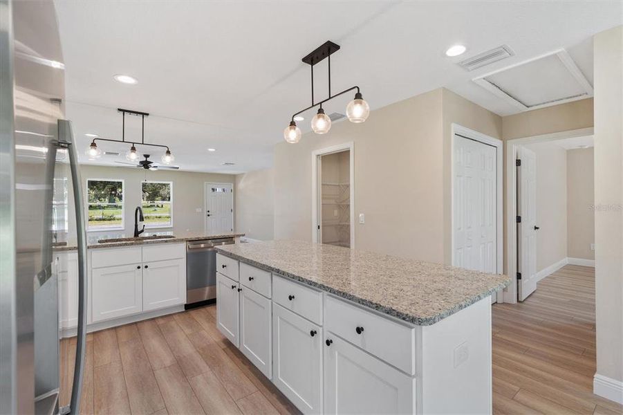 Furnished interior view inside a new home in , Bushnell (Image 8).