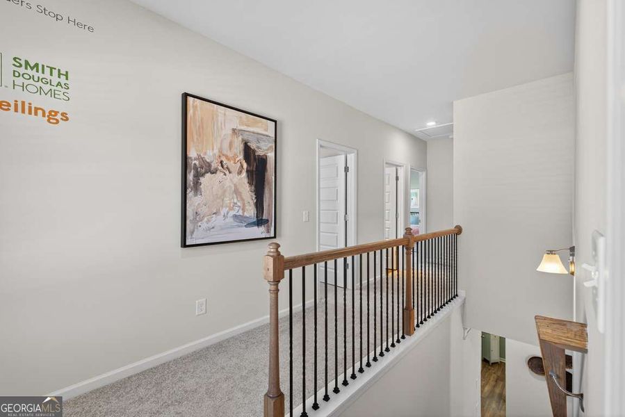 Furnished interior view inside a new home in Stonebridge North, Macon (Image 21).