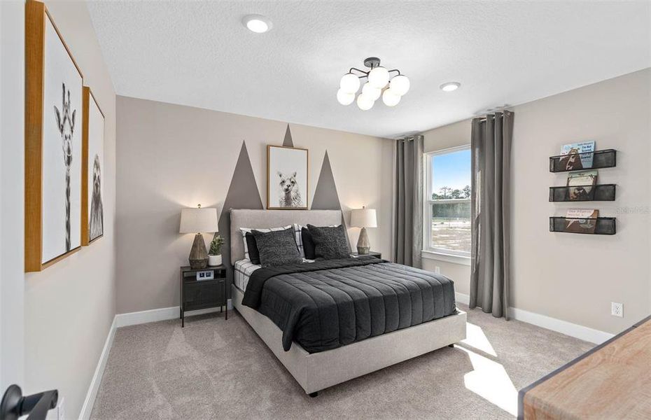 Furnished interior view inside a new home in Sunrise Estates, West Melbourne (Image 18).