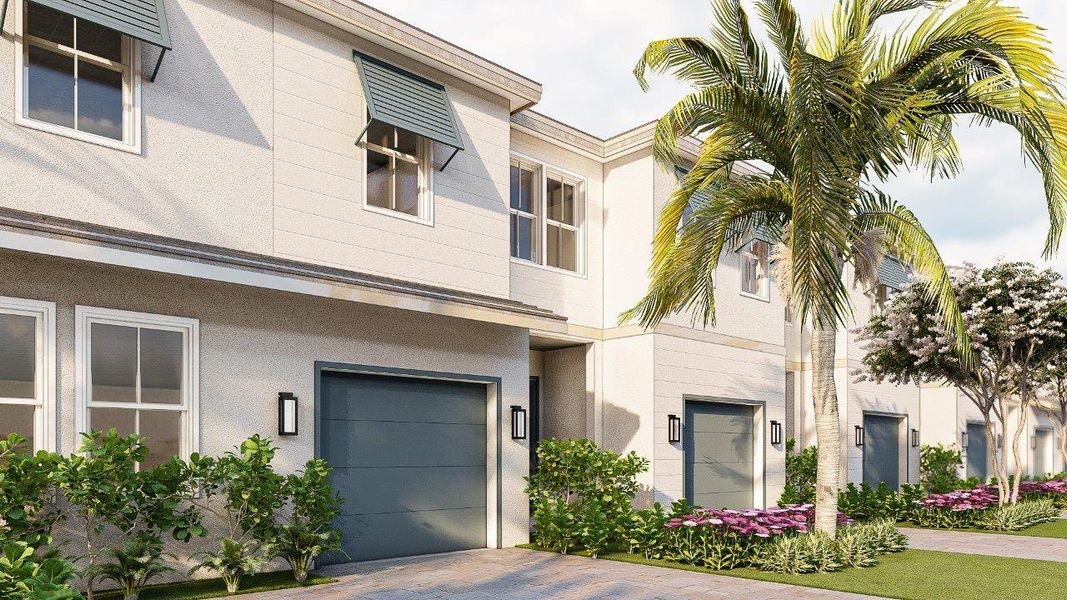 Exterior details and patio area of a home in Parker Pointe, Homestead (Image 3). Exterior details and patio area of a home in Parker Pointe, Homestead (Image 3).