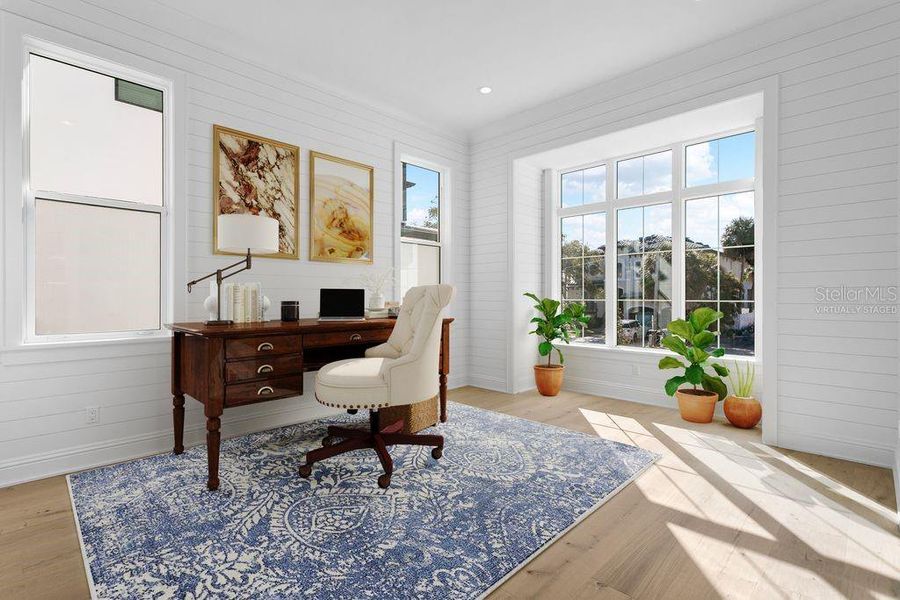 Furnished interior view inside a new home in , Tampa (Image 16). Furnished interior view inside a new home in , Tampa (Image 16).