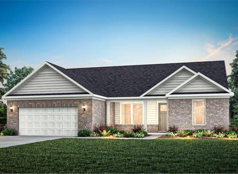 Front exterior of a new home in , Villa Rica, GA, highlighting curb appeal (Image 22). Front exterior of a new home in , Villa Rica, GA, highlighting curb appeal (Image 22).