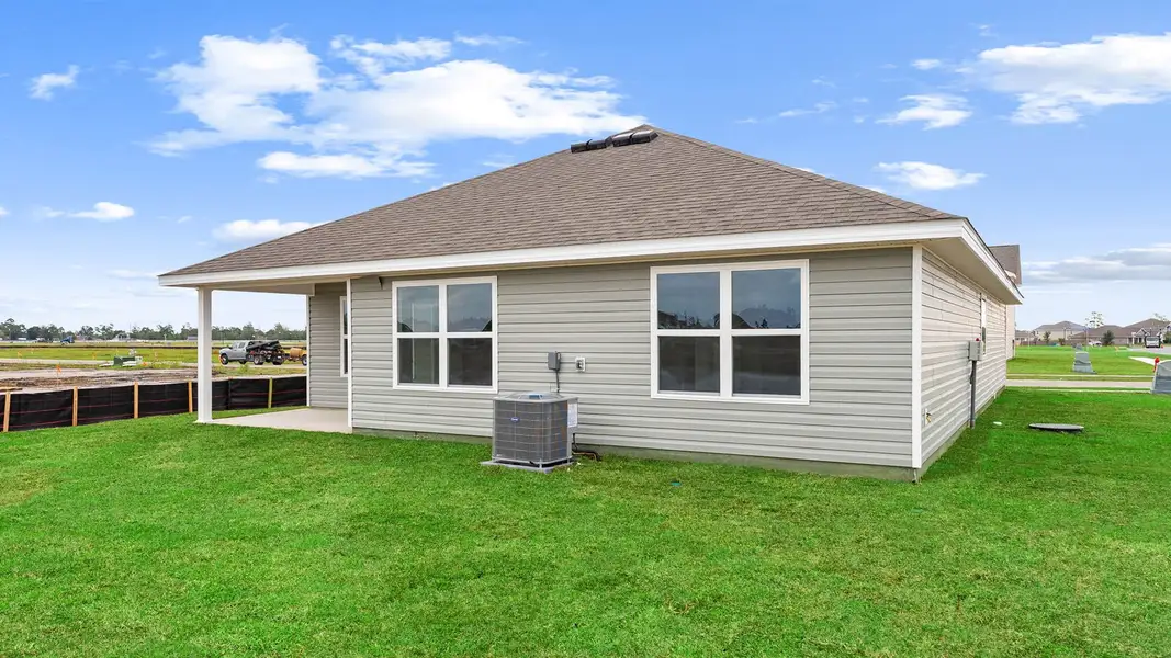 Exterior details and patio area of a home in Hodges Bayou Plantation, Panama City (Image 3). Exterior details and patio area of a home in Hodges Bayou Plantation, Panama City (Image 3).