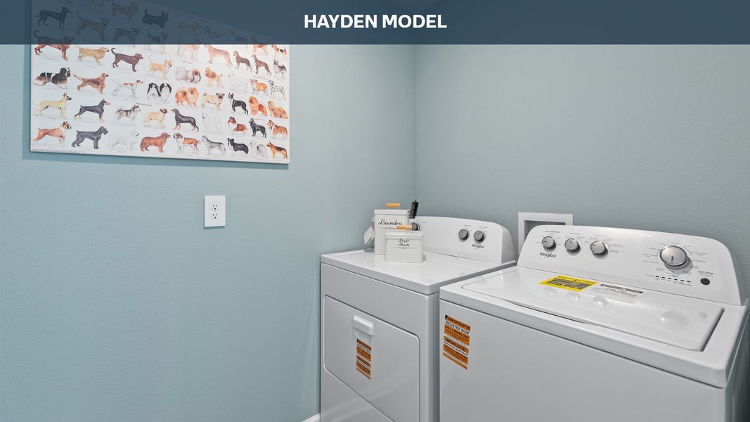 Representative furnished interior of a home built from the HAYDEN by D.R. Horton in Entrada, St. Augustine (Image 30).