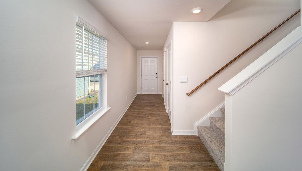 Representative unfurnished interior of a home built from the TAYLOR by D.R. Horton in Gibson Grove, Laurens (Image 10).