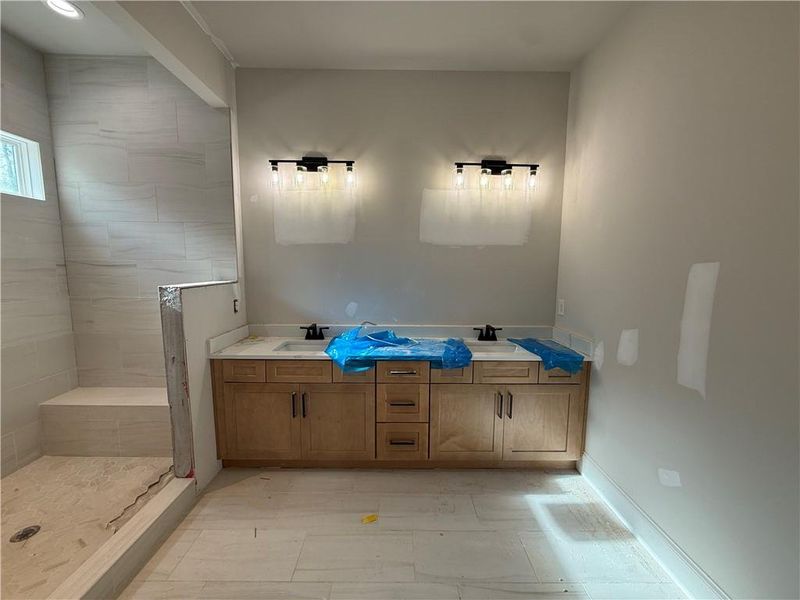 In-progress construction of a new home in , Pendergrass, GA (Image 29).