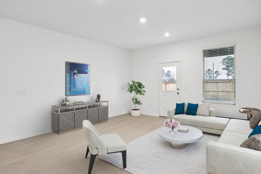 Furnished interior view inside a new home in Crosby Farms, Crosby (Image 13).