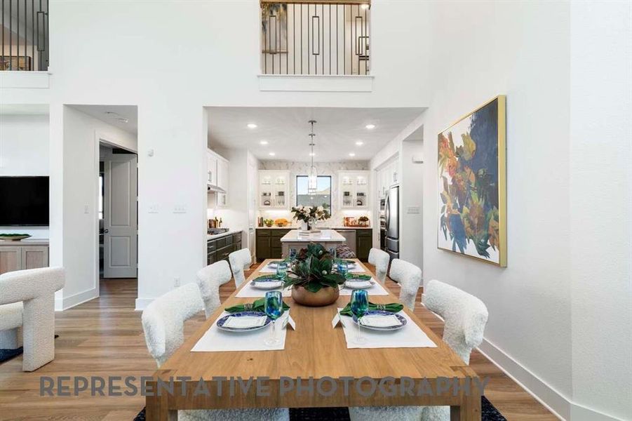 Furnished interior view inside a new home in Mosaic, Celina (Image 11).