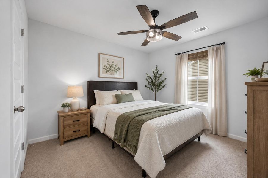 Furnished interior view inside a new home in Sweetgrass at Summers Corner, Summerville (Image 12).