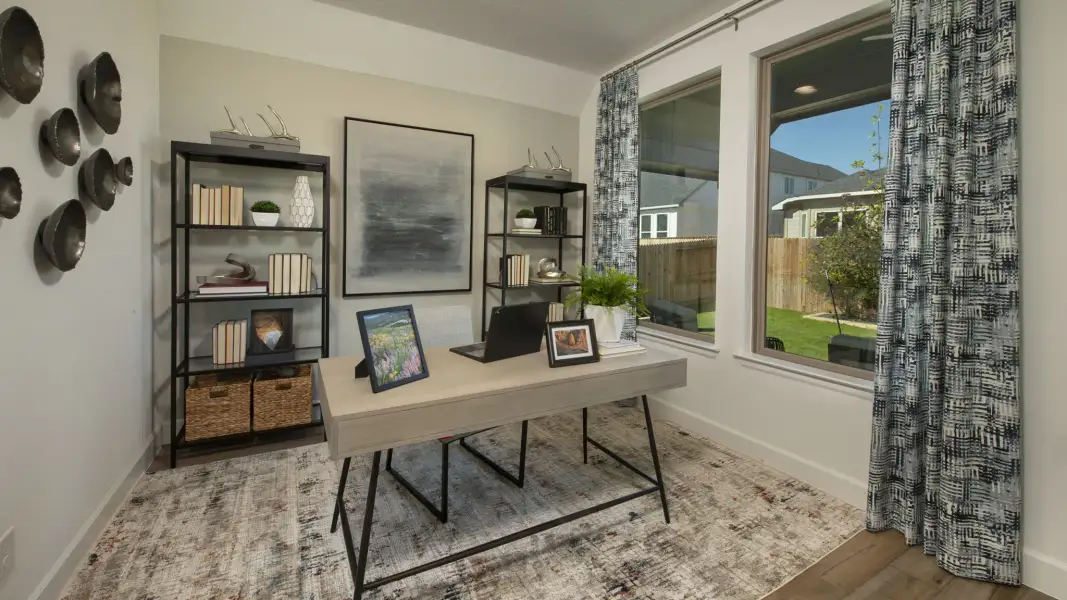 Furnished interior view inside a new home in Woodhavyn, Magnolia (Image 35).