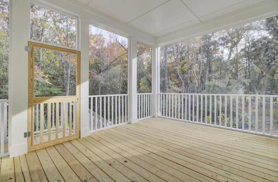 Exterior details and patio area of a home in Indigo Grove Single Family Homes, Johns Island (Image 29).