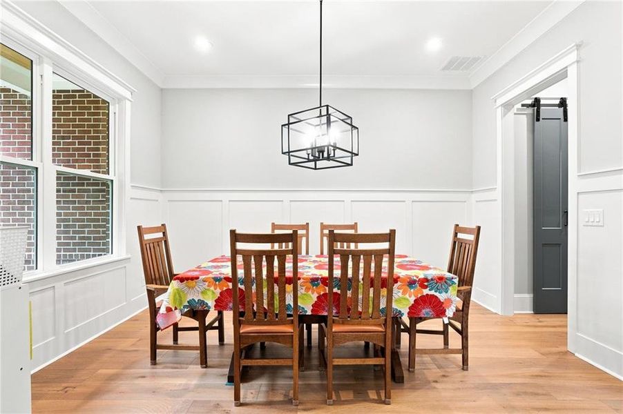 Furnished interior view inside a new home in , Dawsonville (Image 19).