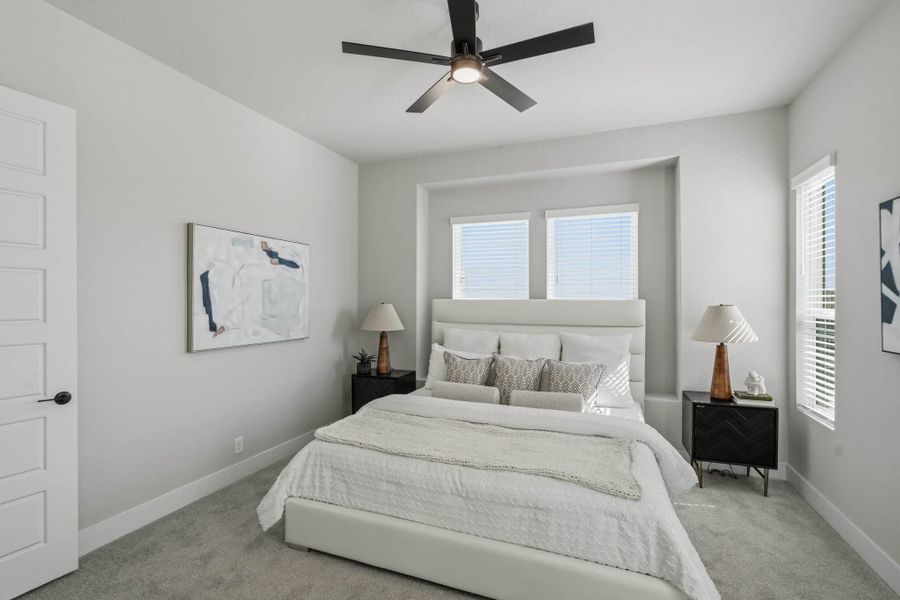 Furnished interior view inside a new home in Prominence – Now Selling, San Antonio (Image 15).