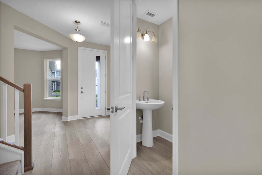 Representative unfurnished interior of a home built from the The Juniper by Providence Homes (Florida) in Reflections at Nocatee, Nocatee (Image 12). Representative unfurnished interior of a home built from the The Juniper by Providence Homes (Florida) in Reflections at Nocatee, Nocatee (Image 12).