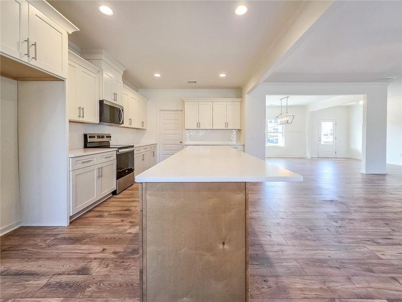 Furnished interior view inside a new home in , Dawsonville (Image 14).