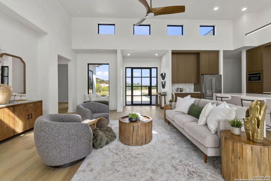 Furnished interior view inside a new home in , San Antonio (Image 13). Furnished interior view inside a new home in , San Antonio (Image 13).