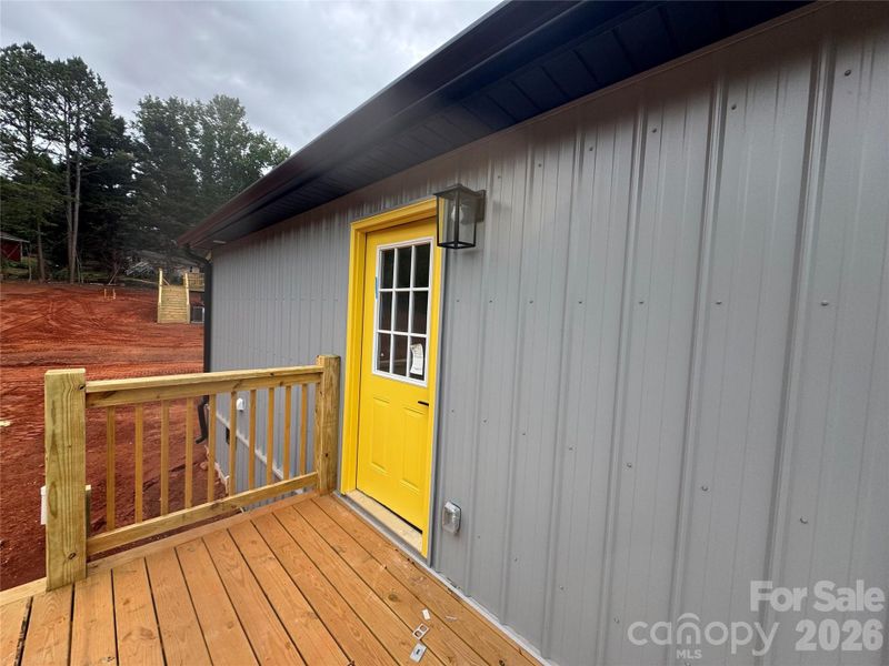 Exterior details and patio area of a home in , Connelly Springs (Image 15).