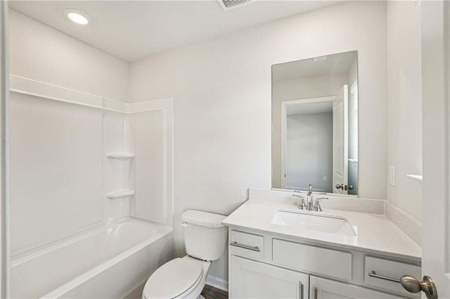 Furnished interior view inside a new home in Westmont Preserve, Powder Springs (Image 32).