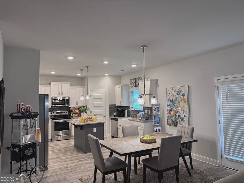 Furnished interior view inside a new home in Magnolia Villas, Cornelia (Image 9).