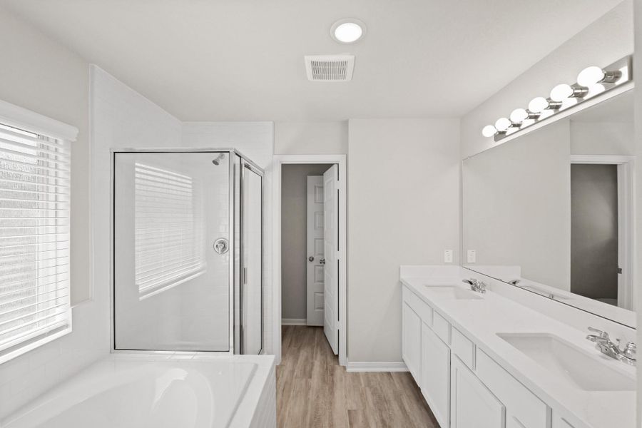 Relaxing owner's bath