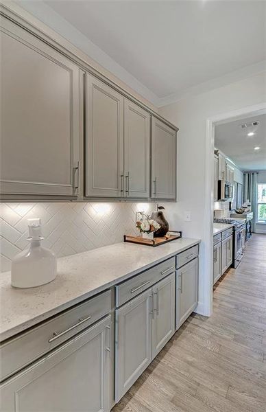 Furnished interior view inside a new home in Sierra Creek, Hoschton (Image 8).