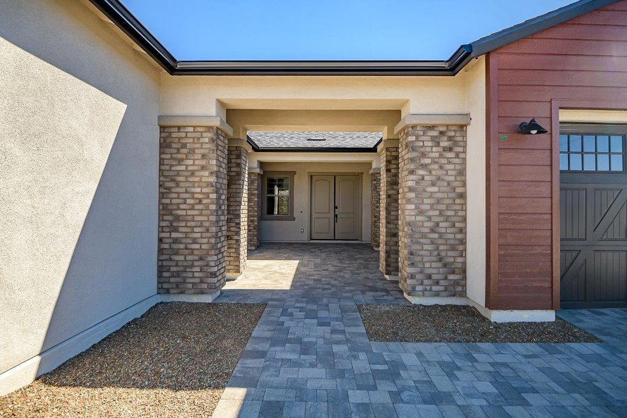 Exterior details and patio area of a home in Summit at The Dells, Prescott (Image 3).