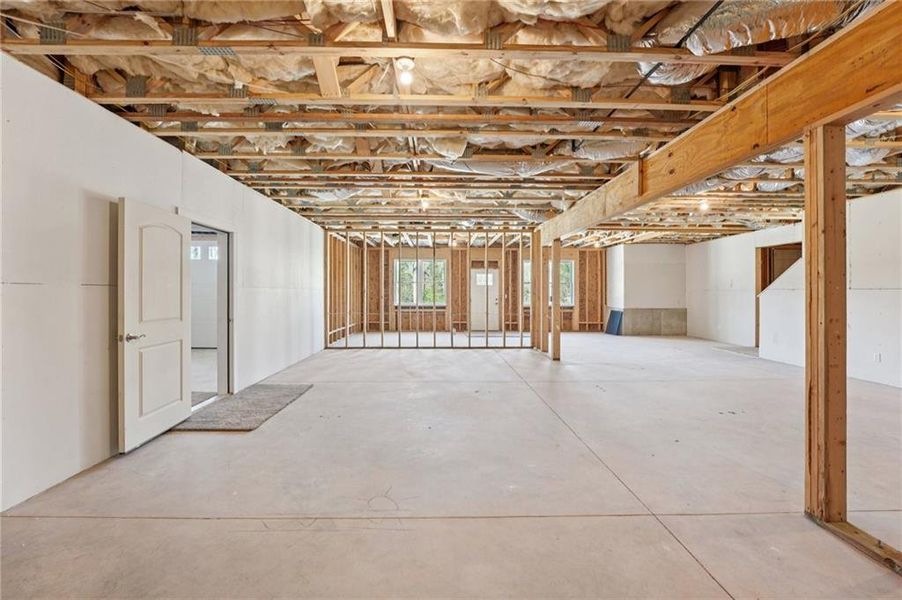 In-progress construction of a new home in , Canton, GA (Image 82).