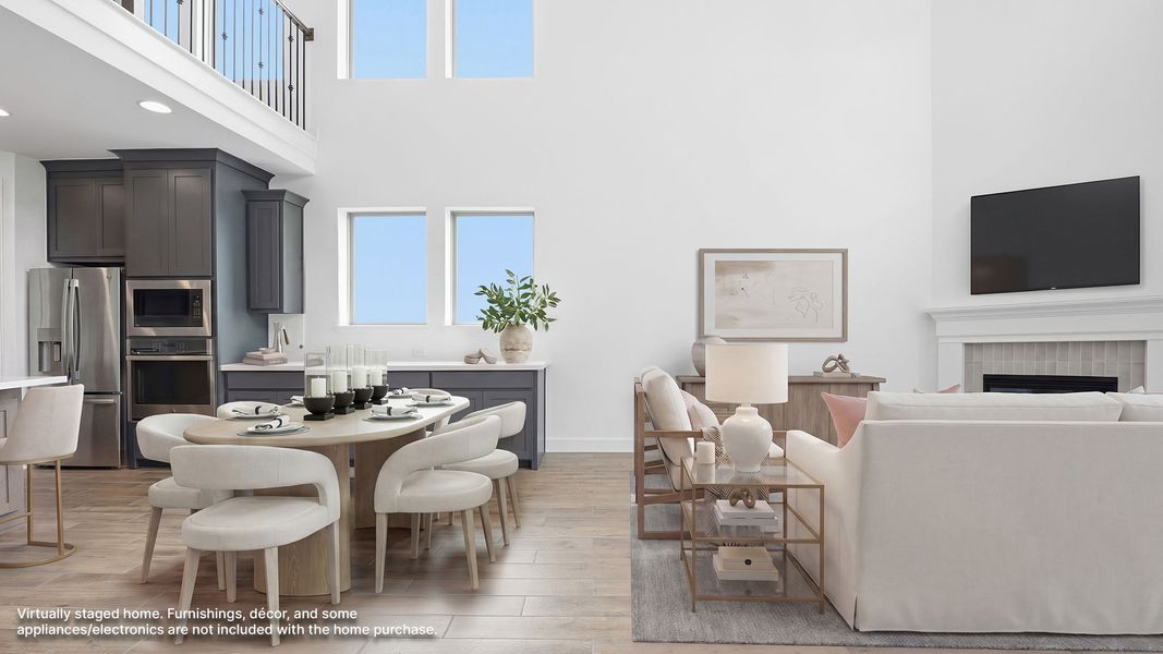Furnished interior view inside a new home in Meraki, Forney (Image 6).