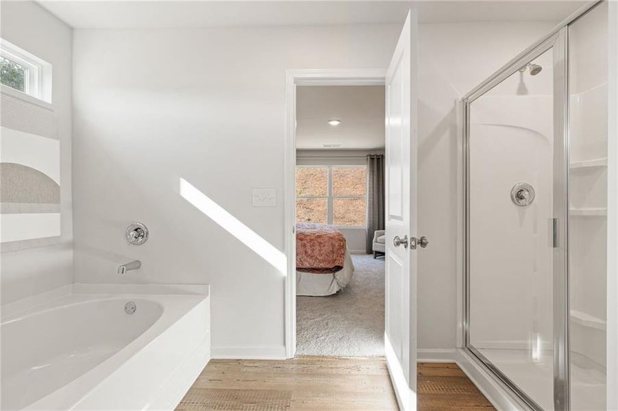 Furnished interior view inside a new home in Ashley Falls, Douglasville (Image 9). Furnished interior view inside a new home in Ashley Falls, Douglasville (Image 9).