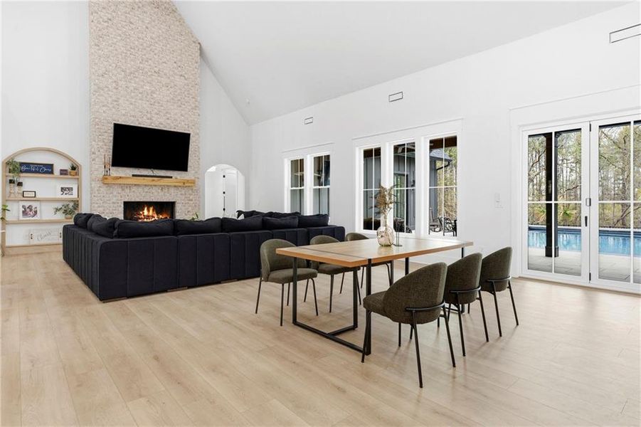 Furnished interior view inside a new home in , Dacula (Image 47).