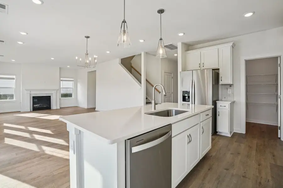 Furnished interior view inside a new home in Mansker Farms - Bronze Series, Hendersonville (Image 4).