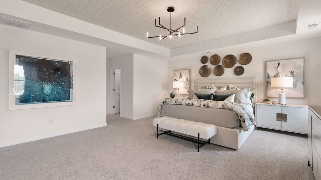 Furnished interior view inside a new home in Bowers Farm, McDonough (Image 34).