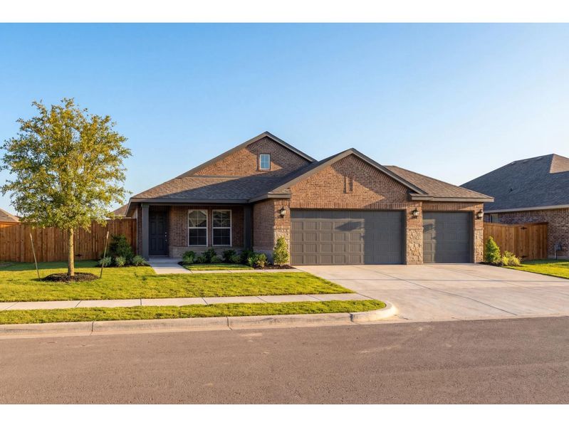 The Costa C with 3-Car Garage