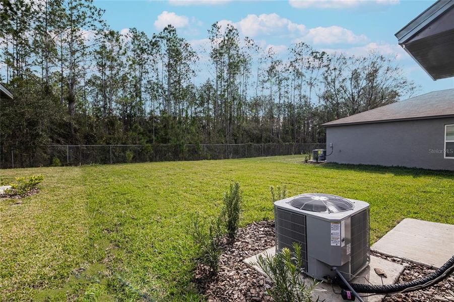 Exterior details and patio area of a home in Saddle Creek Preserve: The Manors II, Lakeland (Image 35).