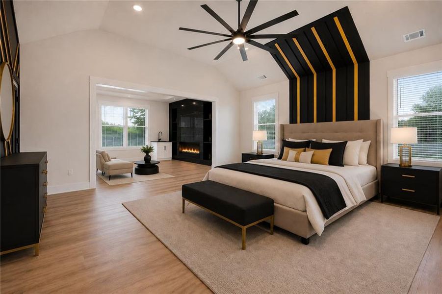 Furnished interior view inside a new home in , Norcross (Image 5). Furnished interior view inside a new home in , Norcross (Image 5).