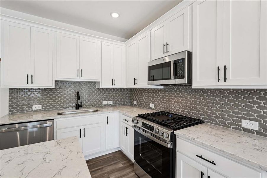 Furnished interior view inside a new home in Park Vue, Atlanta (Image 19).