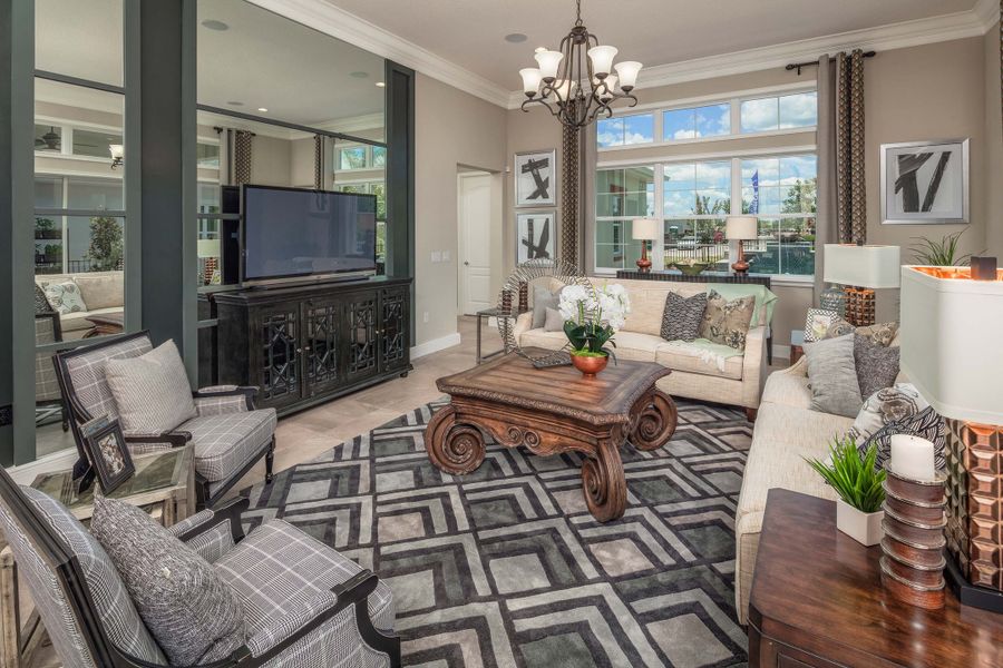 Furnished interior view inside a new home in Twin Lakes, St. Cloud (Image 5). Furnished interior view inside a new home in Twin Lakes, St. Cloud (Image 5).