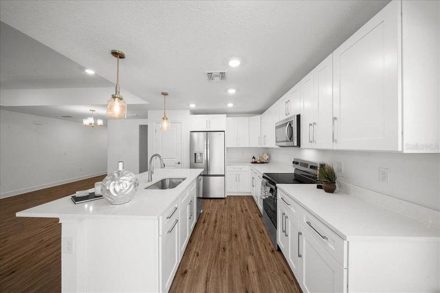 Furnished interior view inside a new home in , Spring Hill (Image 14). Furnished interior view inside a new home in , Spring Hill (Image 14).