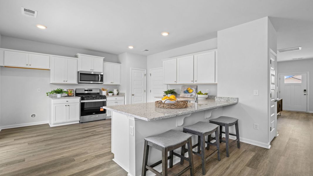 Furnished interior view inside a new home in The Retreat at East Argent, Ridgeland (Image 8).