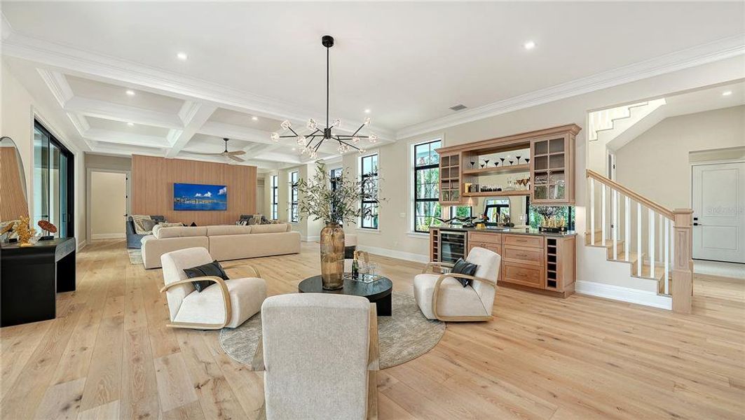 Furnished interior view inside a new home in , Sarasota (Image 15).