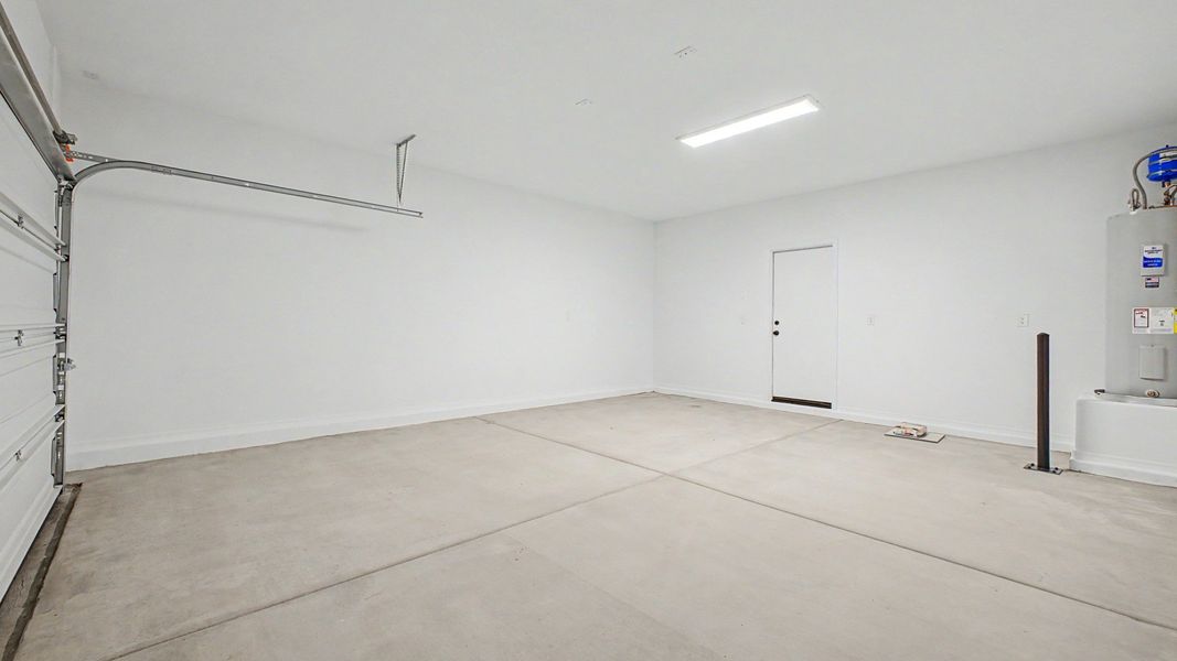 Interior garage in the move-in ready single-story Clover by DRB Homes at Sienna Park, 1315 S. 215th Drive, Buckeye, AZ 85326. Interior garage in the move-in ready single-story Clover by DRB Homes at Sienna Park, 1315 S. 215th Drive, Buckeye, AZ 85326.