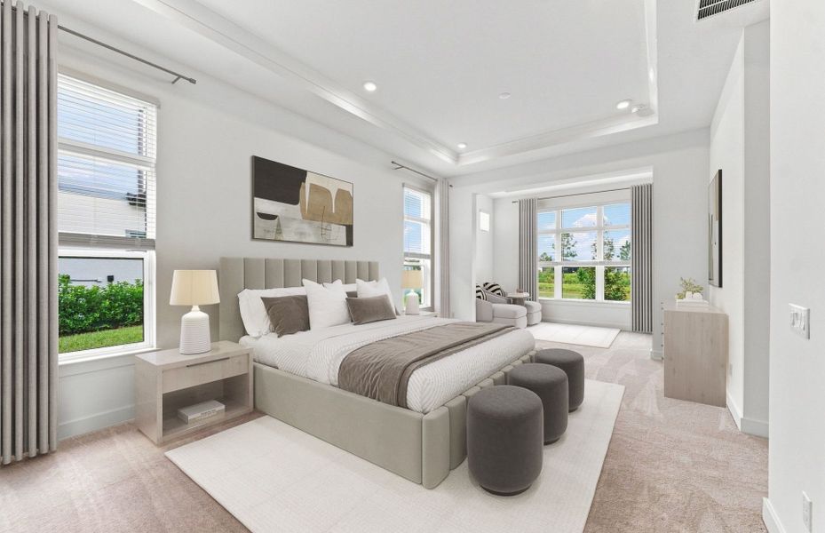Furnished interior view inside a new home in Two Rivers, Zephyrhills (Image 8).